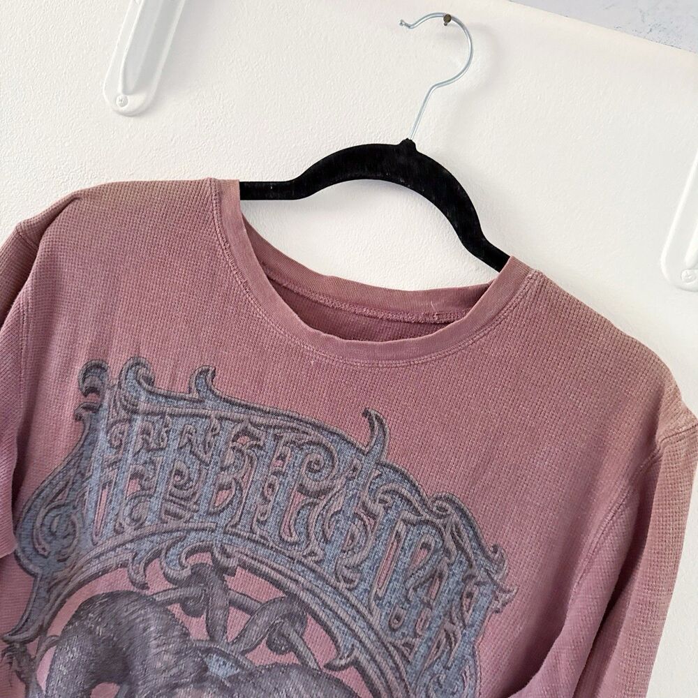 Affliction Strike Deadly A16860 Long Sleeve Graphic Fashion Thermal for Men Lrg - Picture 13 of 16